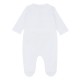Blues Baby SS26 White Bear applique cotton all in one BB0204W
