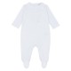 Blues Baby SS26 White Bear applique cotton all in one BB0204W
