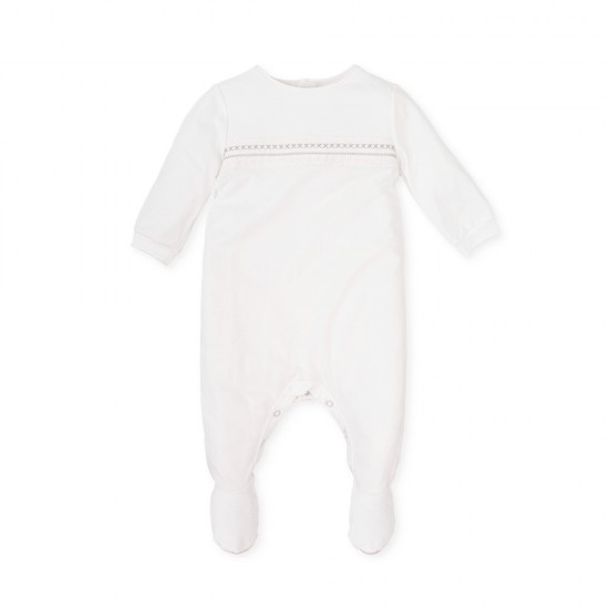 Tutto Piccolo White Babygrow 7080