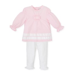 Tutto Piccolo SS24 Pink Long Sleeve Two Piece 7184