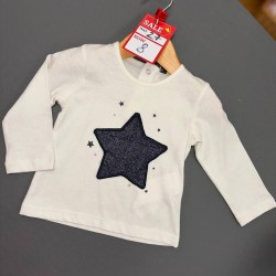 Baby Girl White One in a million long sleeved top 028-1014