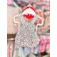 Baby Girl Floral Romper with ruffles 5423