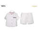 Bimbalò  SS25 Linen top and shorts set 7671
