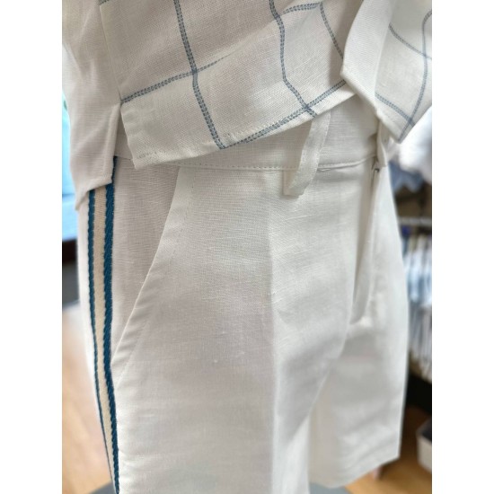 Bimbalò  SS25 Linen top and shorts set 7671