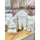 Baby Gi White Babygrow with Bow 