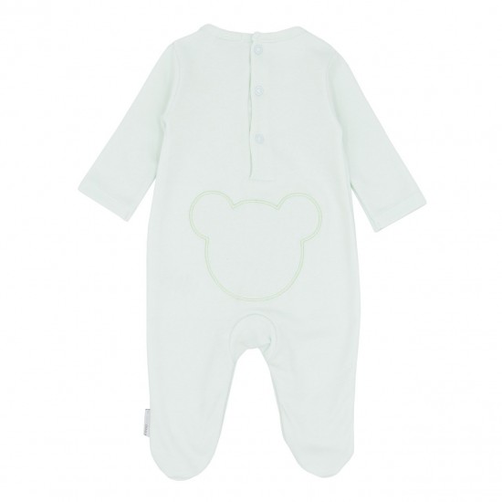 Blues Baby SS25 Mint Cotton Teddy Bear All in One BB0204M