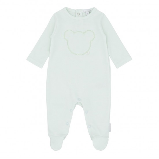 Blues Baby SS25 Mint Cotton Teddy Bear All in One BB0204M