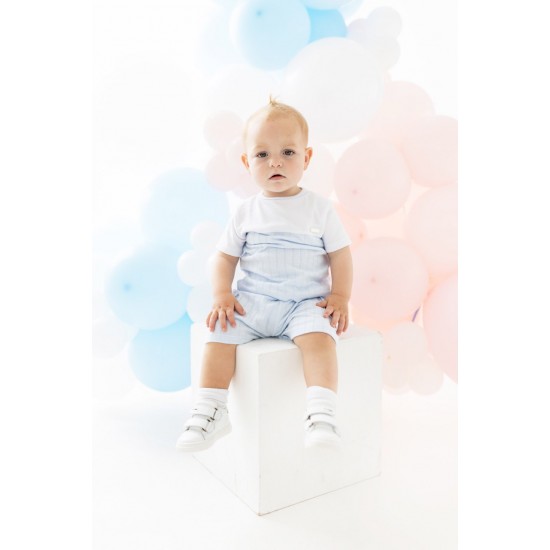 Blues Baby SS25 Boys Blue Short Set BB1843