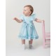 Caramelo Kids SS25 Girls Sky Blue Ruffle Dress 342179 Caramelo Kids SS25 Girls Sky Blue Ruffle Dress 342179