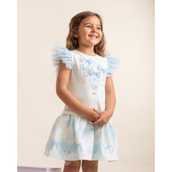 Caramelo Kids SS25 Girls Sky Dress 342174 Caramelo Kids SS25 Girls Sky Dress 342174