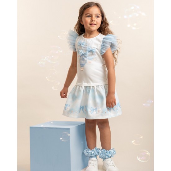 Caramelo Kids SS25 Girls Sky Dress 342174 Caramelo Kids SS25 Girls Sky Dress 342174
