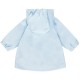 Emile et Rose SS25 Pale Blue Microfibre Jacket with plain hood and pockets 9312PB Emile et Rose SS25 Pale Blue Microfibre Jacket with plain hood and pockets 9312PB