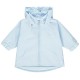 Emile et Rose SS25 Pale Blue Microfibre Jacket with plain hood and pockets 9312PB Emile et Rose SS25 Pale Blue Microfibre Jacket with plain hood and pockets 9312PB