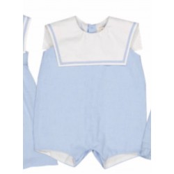 Kidiwi SS25 Boys Sky Blue Romper 34113 Kidiwi SS25 Boys Sky Blue Romper 34113