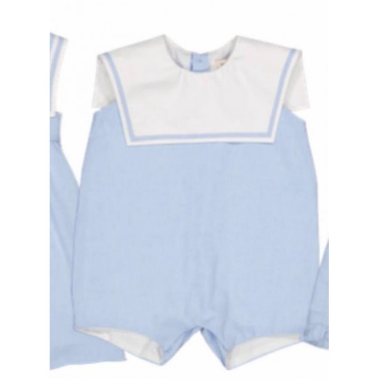 Kidiwi SS25 Boys Sky Blue Romper 34113