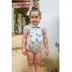 Naxos SS25 Girls Blue Romper Set 7501