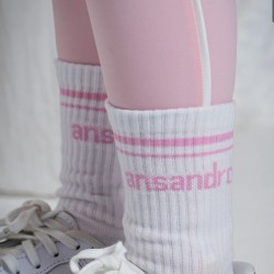 Ansandro Blush Half Crew Socks