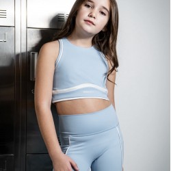Ansandro Powder Blue Tank and Leggings Set