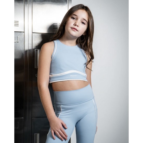 Ansandro Powder Blue Tank and Leggings Set
