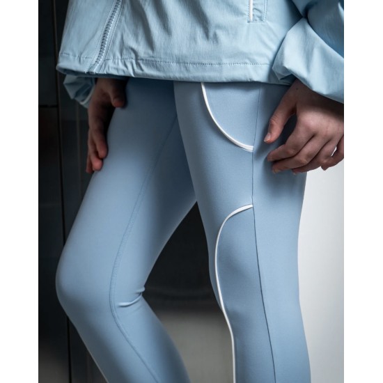 Ansandro Powder Blue Tank and Leggings Set