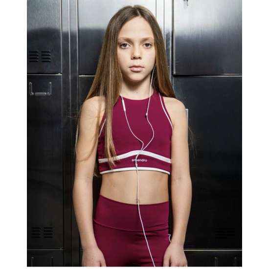 Ansandro Raspberry Tank and Leggings Set