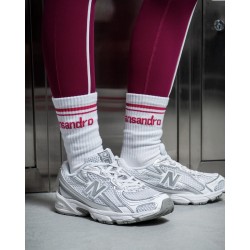 Ansandro Raspberry Half Crew Socks Ansandro Raspberry Half Crew Socks