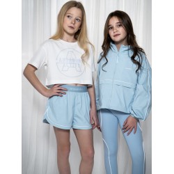 Ansandro Powder Blue Run Short Set