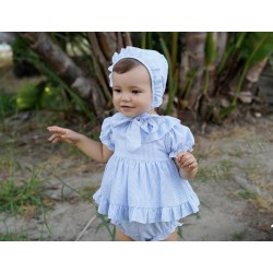 Babine blue striped dress