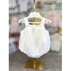 Babydif Girls White romper 866131