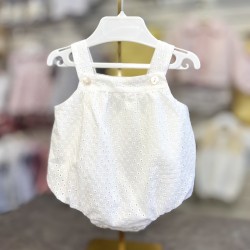 Babydif Girls White romper 866131