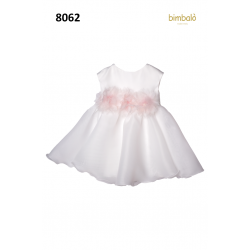 Bimbalò SS26 Girls Cream Dress 8062