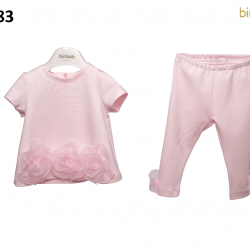 Bimbalò SS26 Girls Pink Leggings Set 8083