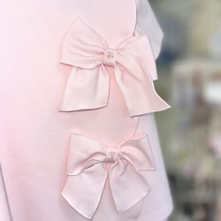 Bimbalò SS26 Girls Pink Leggings Set with bow 8084 Bimbalò SS26 Girls Pink Leggings Set with bow 8084