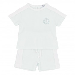 Blues Baby SS26 Boys Mint T-shirt and Short Set BB3035 Blues Baby SS26 Boys Mint T-shirt and Short Set BB3035