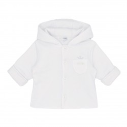 Blues Baby SS26 White Hooded Jacket BB2296W Blues Baby SS26 White Hooded Jacket BB2296W
