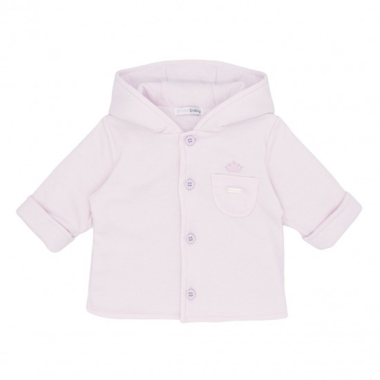 Blues Baby SS26 Girls Pink Hooded Jacket BB2296P Blues Baby SS26 Girls Pink Hooded Jacket BB2296P