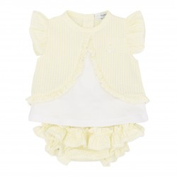 Blues Baby SS26 Girls Lemon Frilly Jam Pant Set BB2271 Blues Baby SS26 Girls Lemon Frilly Jam Pant Set BB2271
