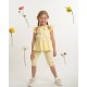 Caramelo Kids SS26 Lemon Two Piece Bow Legging Set 0398239