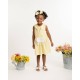 Caramelo Kids SS26 Lemon Woven Sailor Dress 0321251