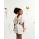 Caramelo Kids SS26 White Neutrals Frill Short Set 035334