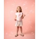 Caramelo Kids SS26 Pink Occasion Bow Top Short Set 0190183