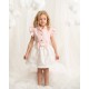Caramelo Kids SS26 Pink Ruffle Top and Bow Detail Skirt Set 0122179