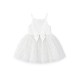 Caramelo Kids SS26 Ivory Strappy Party Dress 0321256