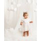 Caramelo Kids SS26 Ivory Baby Girl Dress 391202 Caramelo Kids SS26 Ivory Baby Girl Dress 391202