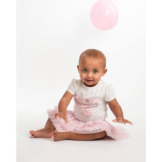 Caramelo Kids SS26 Pink Perfume Bodysuit and Skirt Set 3453115 Caramelo Kids SS26 Pink Perfume Bodysuit and Skirt Set 3453115