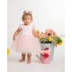 Caramelo Kids SS26 Pink Baby Bow Party Dress 0321262 Caramelo Kids SS26 Pink Baby Bow Party Dress 0321262
