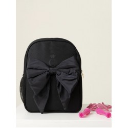 Caramelo Kids Black Backpack with Bow 299401