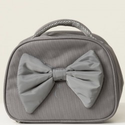 Caramelo Kids Grey Lunch Box with Bow 299405