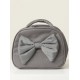 Caramelo Kids Grey Lunch Box with Bow 299405