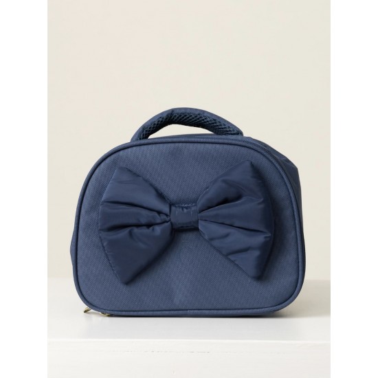 Caramelo Kids Navy Lunch Box with Bow 299405